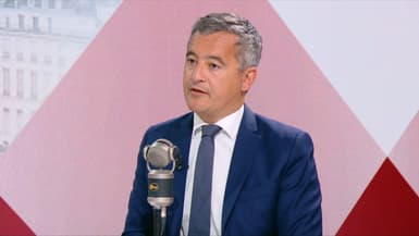 Gérald Darmanin, ministre de la Justice, invité du Face-à-face sur BFMTV-RMC, le mercredi 16 juillet 2025