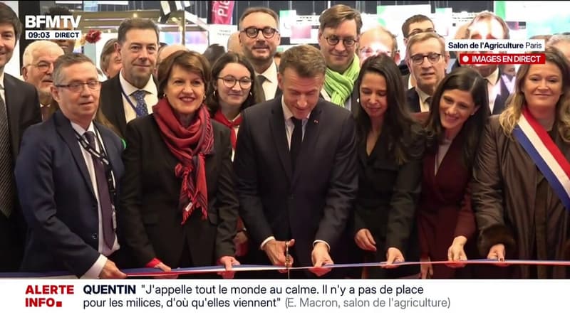 Emmanuel Macron inaugure et lance officiellement la 62e édition du Salon de l'Agriculture