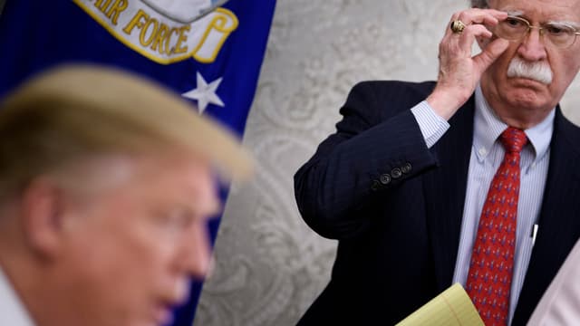 John Bolton et Donald Trump