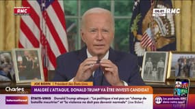 Tentative d'assassinat contre Donald Trump: le président Joe Biden appelle au calme