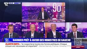 Barnier prêt à avoir des ministres de gauche - 06/09