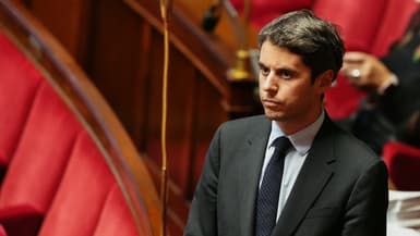 Le chef des députés Renaissance, Gabriel Attal, le 16 décembre 2025 à l'Assemblée nationale 