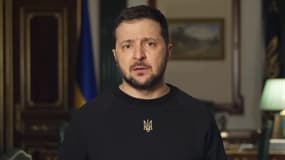 Volodymyr Zelensky lors de son discours aux Golden Globes