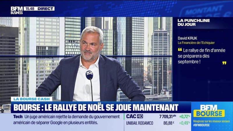 La bourse cash : « J'estime que le rallye de fin d'année se préparera dès septembre !
