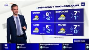 Météo Île-de-France: un vendredi nuageux, 6 °C attendus à Paris