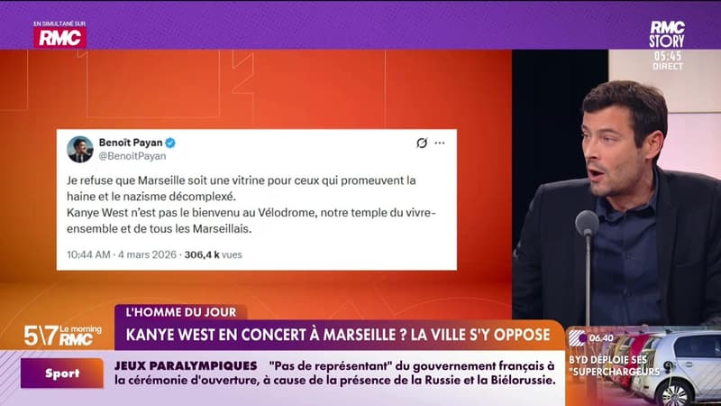 Le Portrait d'Antoine Salva : Kanye West en concert à Marseille ? La ville s'y oppose - 05/03