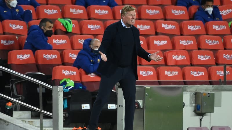 Barça-Getafe: l'énorme colère de Koeman contre Mingueza