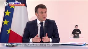 Emmanuel Macron: "Dès cette année, le gouvernement aura à tout faire pour que le travail paye mieux"
