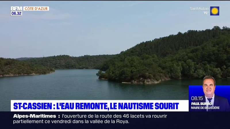 Var: le niveau du lac de Saint-Cassien remonte, les professionnels soulagés