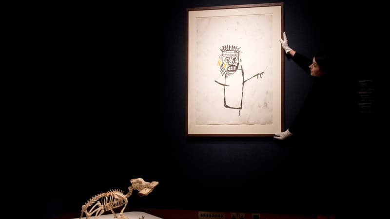 Jean-Michel Basquiat a fait son entrée dans le club très fermé des artistes contemporains dont les oeuvres dépassent les 100 millions aux enchères.