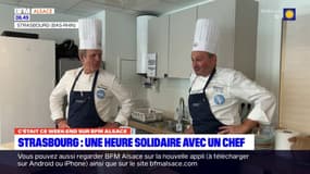 Strasbourg: une heure solidaire pour apprendre à cuisiner avec un chef 