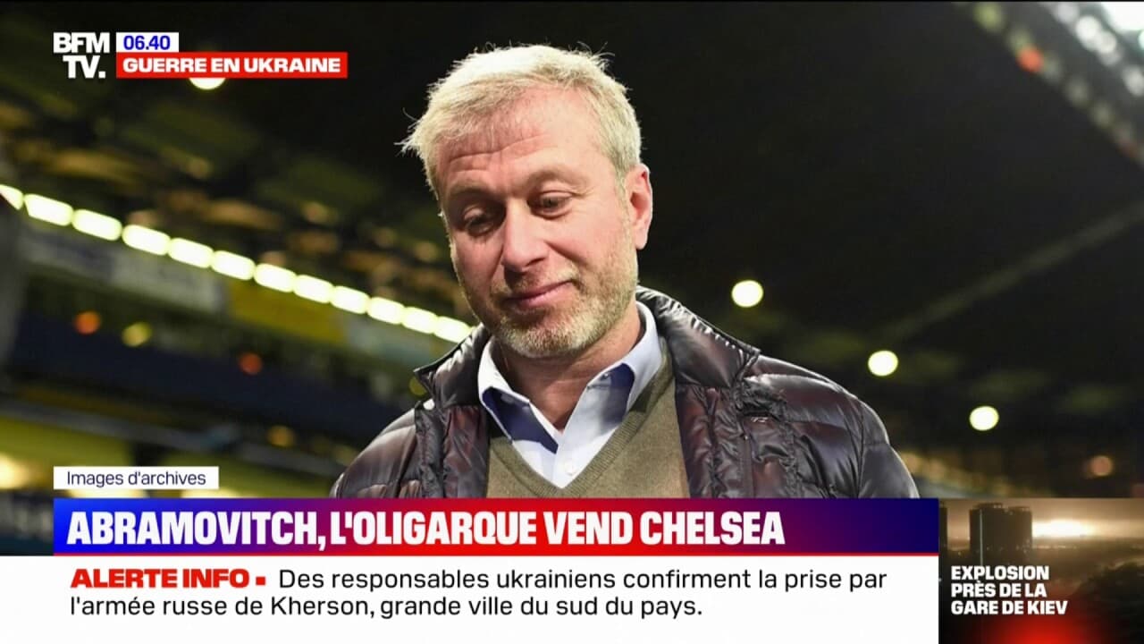 Le milliardaire russe Roman Abramovitch met en vente le club de Chelsea