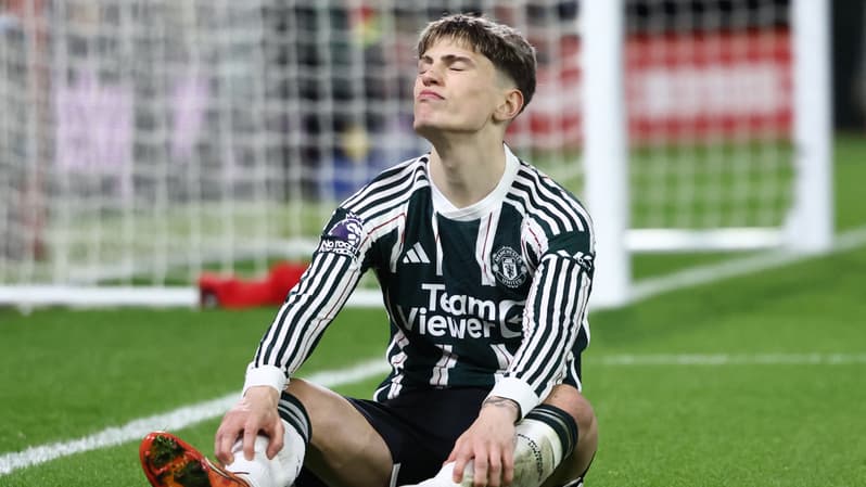 Alejandro Garnacho avec Manchester United, 30 décembre 2023