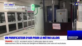 Métropole européenne de Lille: un purificateur d'air pour le métro