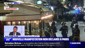 Manifestation non déclarée à Paris: 6 personnes interpellées