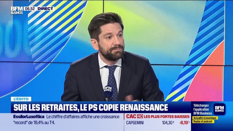Sur les retraites, le Parti socialiste copie Renaissance