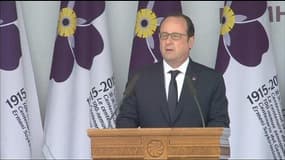 Hollande: "Reconnaître le génocide arménien c'est un acte de paix"