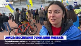 Lyon: un rassemblement deux ans après le début de la guerre en Ukraine