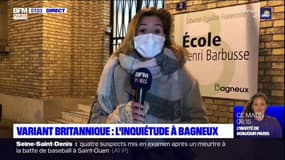 Variant britannique: l'inquiétude à Bagneux