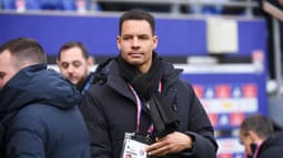 Daniel Congré avant le match OL-Reims (4-0, L1), le 9 février 2025