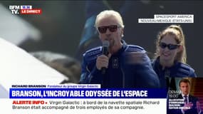 Richard Branson sur son vol dans l'espace: "J'ai rêvé de ce moment depuis que je suis un petit garçon"