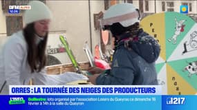 Orres: la tournée des neiges des agriculteurs et producteurs régionaux