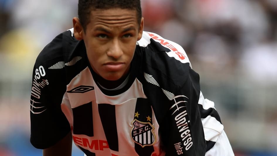 Neymar en 2009 avec Santos