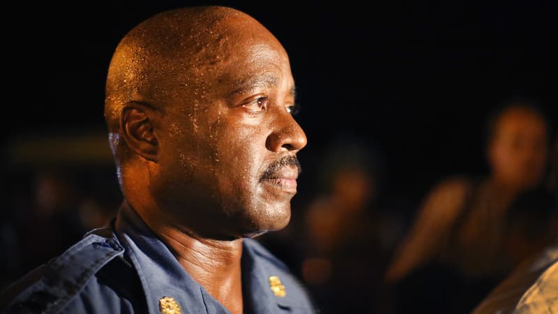 Le capitaine Ron Johnson, qui a réussi jeudi soir à ramener le calme à Ferguson, dans le Missouri.