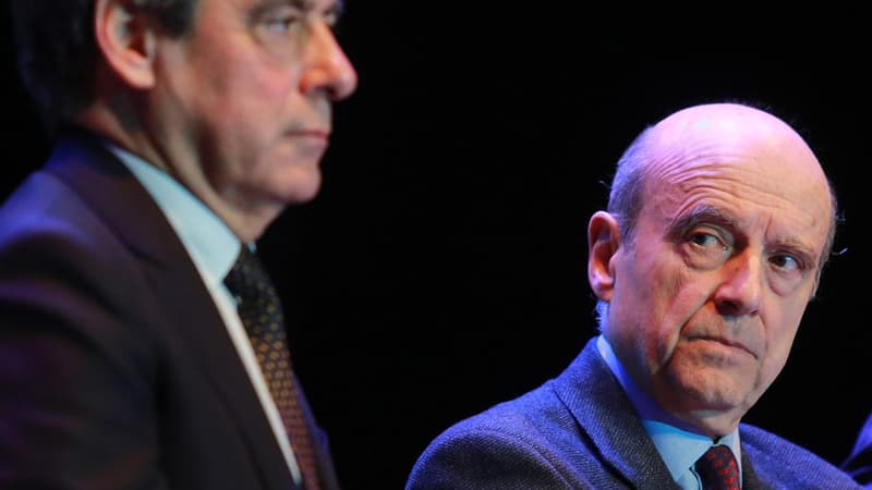 François Fillon et Alain Juppé, deux anciens chefs du gouvernement, ont mené lundi soir un meeting en commun, à Pessac, en banlieue bordelaise.