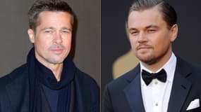 Leonardo DiCaprio et Brad Pitt