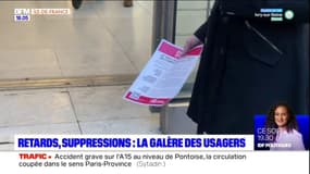 Retard, suppressions: la galère des usagers