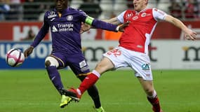 Gradel lors de Reims-Toulouse