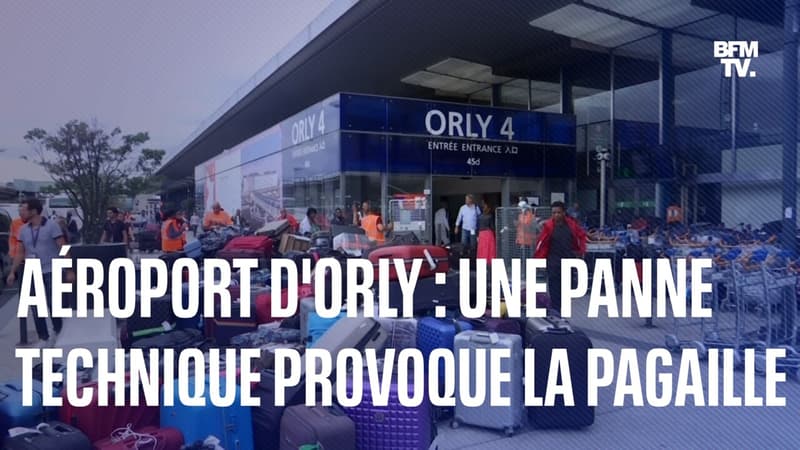 Une panne du système de bagages provoque la pagaille à l'aéroport d'Orly