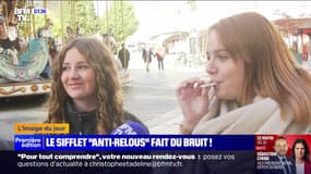 L'image du jour : Le sifflet "anti-relous" fait du bruit ! - 23/10
