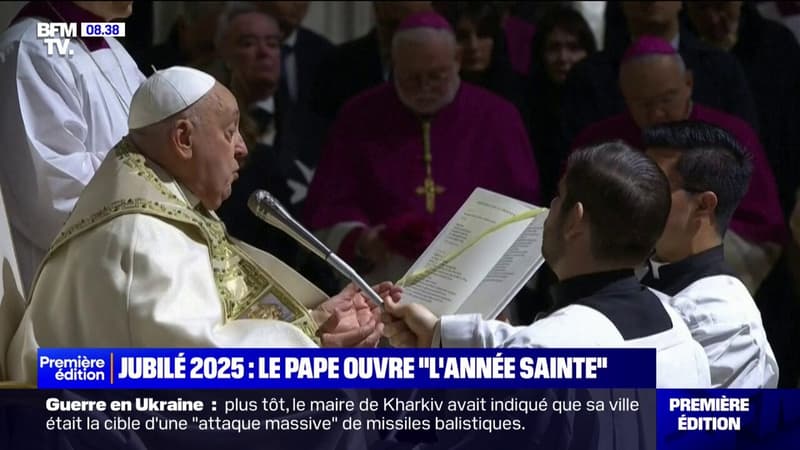 Le pape François inaugure l'Année sainte 2025 au Vatican