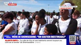 Marche blanche à Viry-Châtillon: la minute de silence à la mémoire de Shemseddine