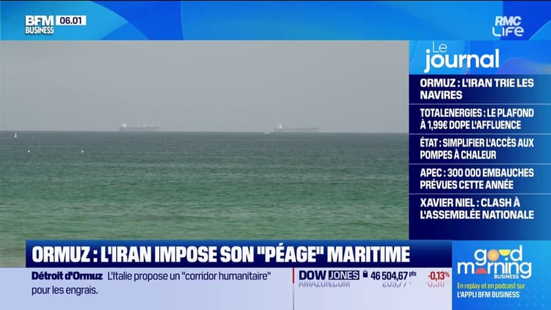 Détroit d'Ormuz : l'Iran impose son "péage" maritime