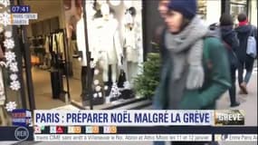 Ce week-end, à trois jours de Noël, les Franciliens bravent la grève pour acheter leurs derniers cadeaux