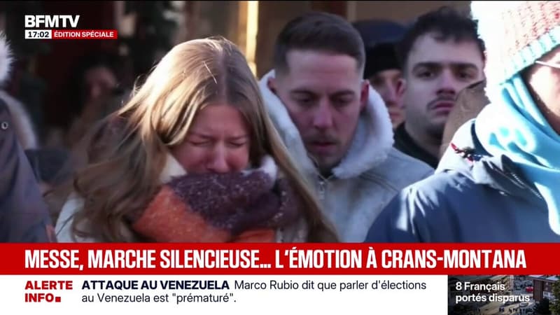 Incendie meurtrier à Crans-Montana: des centaines de personnes se rassemblent pour rendre hommage aux victimes