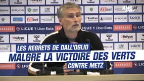 St-Etienne 2-1 Metz : "On aurait aimé mettre un but de plus", les regrets de Dall'Oglio malgré la victoire des Verts