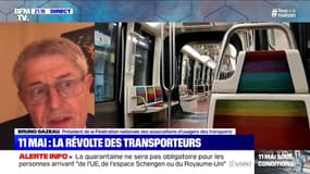 Bruno Gazeau appelle les usagers "à ne pas prendre les transports en commun" sans obligation