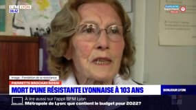 La résistante lyonnaise Pierrette Brochay-Rossi est morte à 103 ans