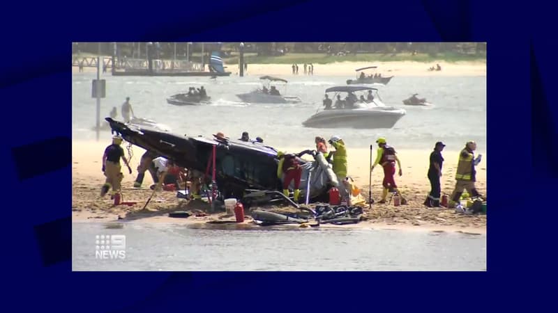 Australie: deux hélicoptères entrent en collision près du parc Sea World, au moins 4 morts