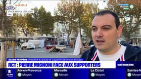 RCT: Pierre Mignoni face aux supporters