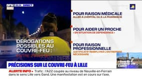 Métropole lilloise: les précisions sur le couvre-feu