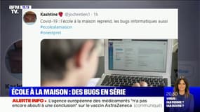 Le retour de l'école à la maison perturbé par des attaques et des bugs
