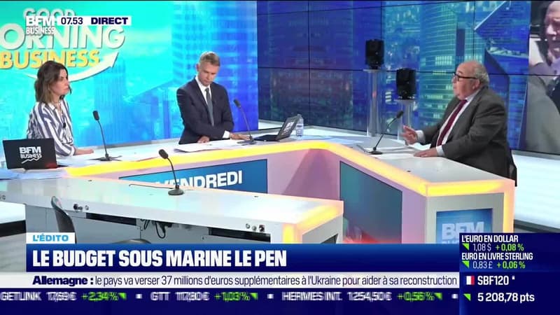 Emmanuel Lechypre : Le budget sous Marine Le Pen - 22/04