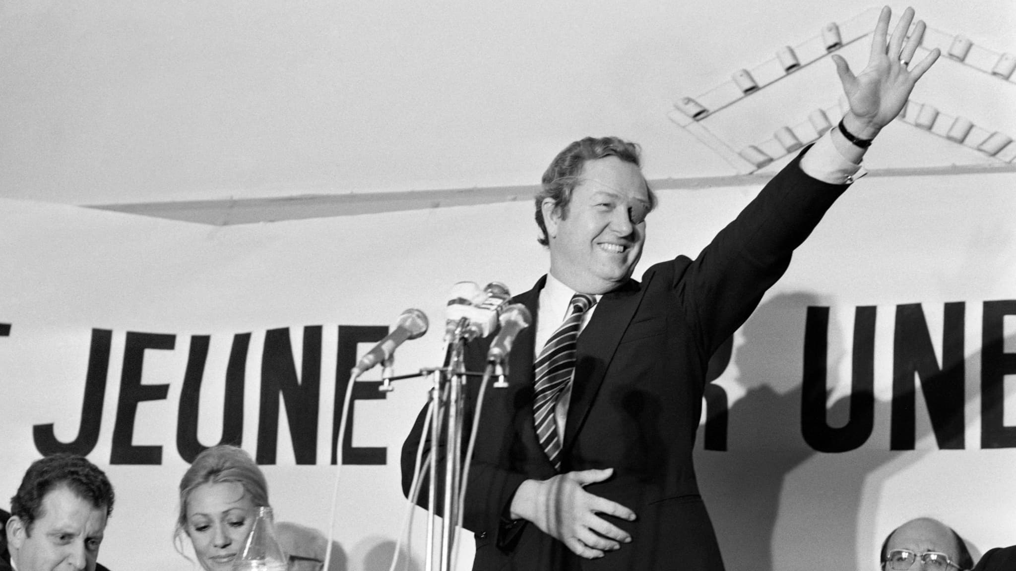Jean-Marie Le Pen à Paris le 3 mai 1974