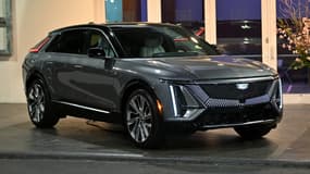 Le SUV électrique Lyriq de Cadillac, à New York, aux États-Unis, le 23 mai 2023