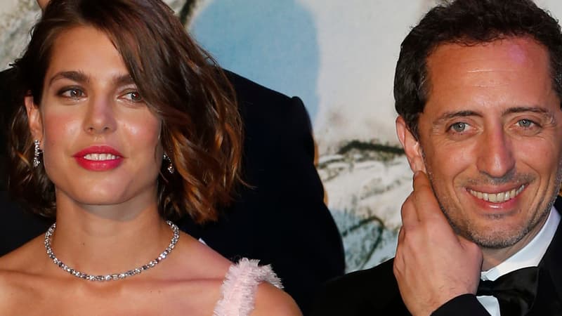 Charlotte Casiraghi et Gad Elmaleh, le 23 mars dernier, au bal de la Rose, à Monte-Carlo.